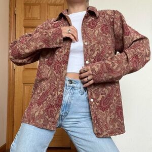 Paisley Patterned Women's Top